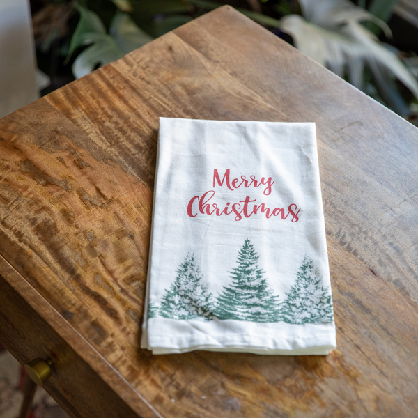 Christmas Tea Towel ~ Merry Christmas