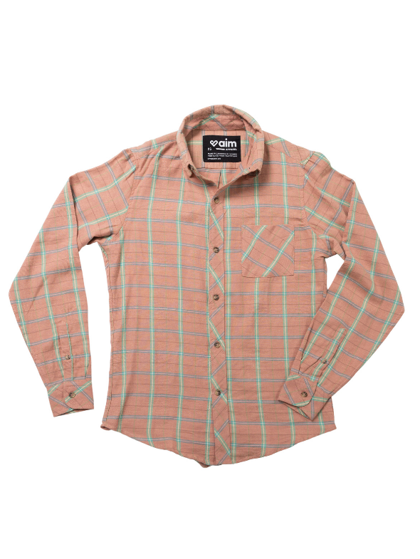 Spring Plaid Unisex Classic Flannel Shirt