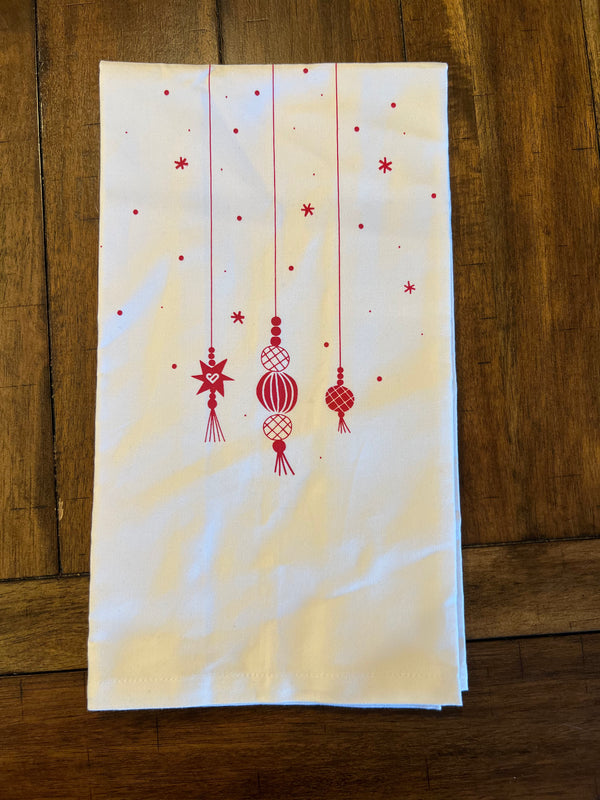Christmas Tea Towel ~ Ornament